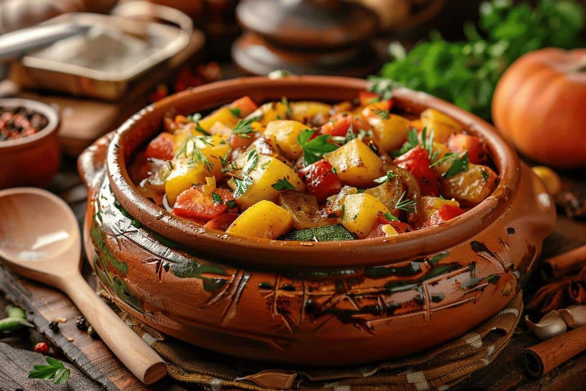 Recette de tajine de légumes racines au millet