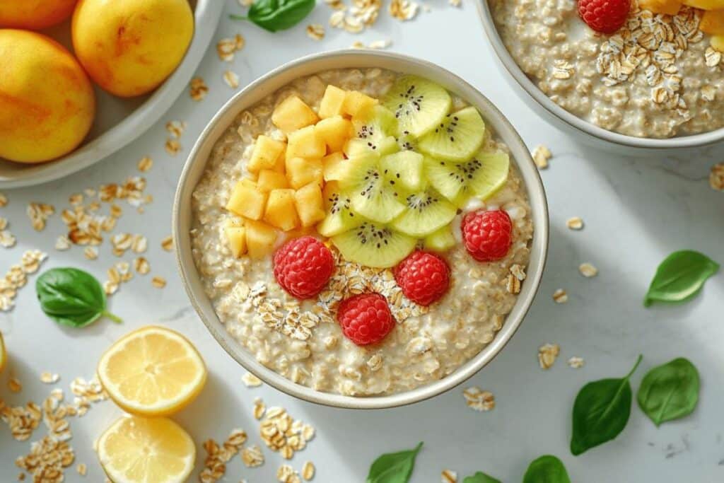 3 recettes à base de flocon d' avoine pour le petit-déjeuner