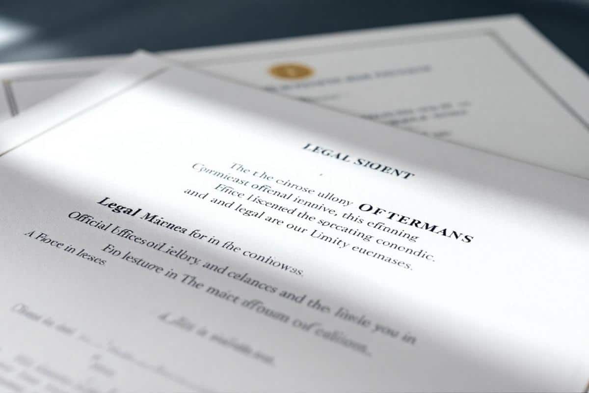Attestation de renonciation à la protection du patrimoine personnel