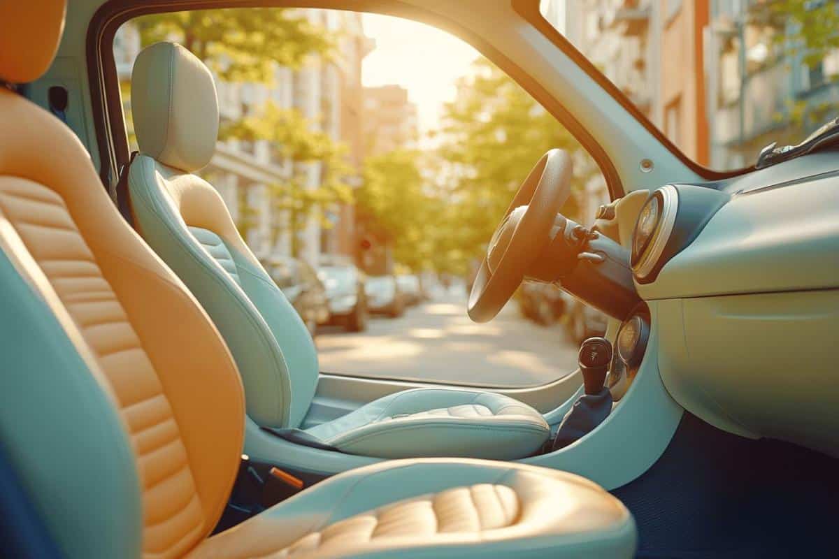 Petite voiture confortable pour le dos